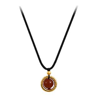 新中式转运珠项链女高级感轻奢小众配饰2026新款爆款高级感毛衣链