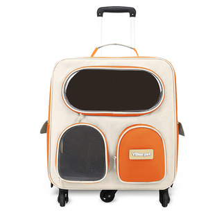 YBtoopet猫包外出便携大容量背包拉杆箱双肩包多猫神器狗狗行李箱
