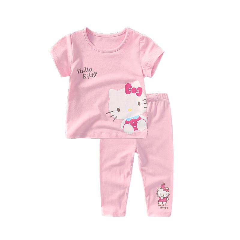 HELLOKITTY童装薄款七分底裤