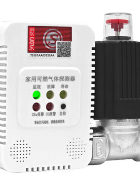 家用厨房无线报警器自动切断阀