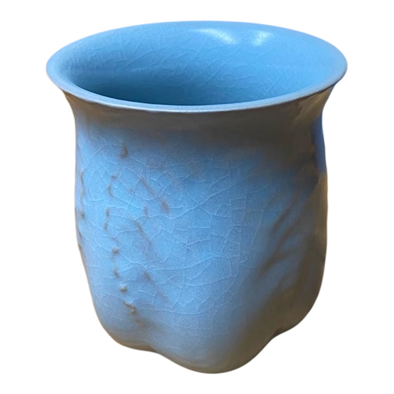 汝瓷仿古百财招财主人主人品茗杯