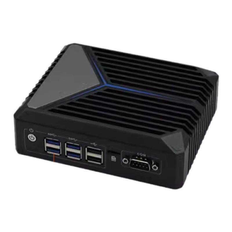 研龙HS150迷你工控机板载Intel CeleronJ6412 四核处理器工业电脑