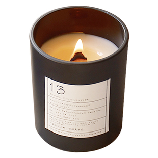 《小黑罐》琴酒十日檀咖啡柑橘茶香香薰蜡烛室内家用持久高级卧室