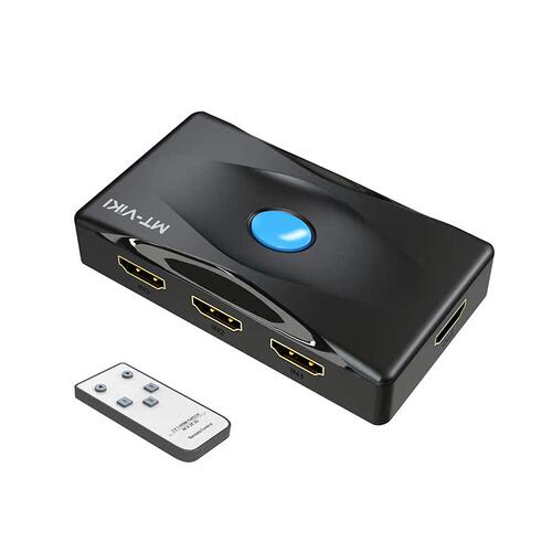 迈拓维矩MT-HD0301高清2.0版HDMI切换器3进1出4K60hz电脑笔记本机顶盒ps游戏机电视显示器投影仪切屏器共享器