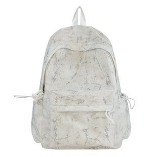 初中生书包女生小学生ins小众不撞款背包扎染百搭高中电脑双肩包