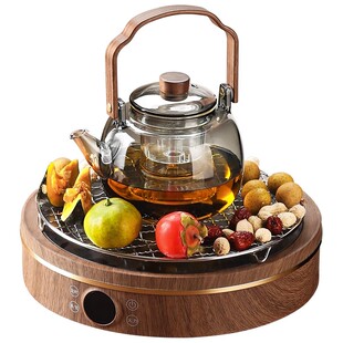 围炉煮茶器具全套煮茶壶大功率电炉玻璃煮茶器电陶炉家用室内围聚