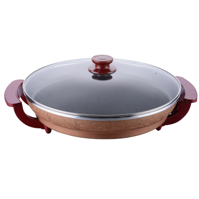 不粘锅平底煎锅电煎锅电烤肉锅