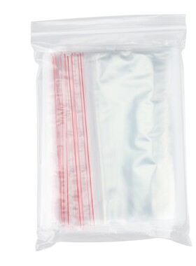 8号17*24cm*8丝自封袋包装食品夹链封口袋PE透明密封包装袋保鲜袋