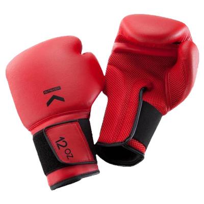 迪卡侬拳击手套散打搏击专业训练