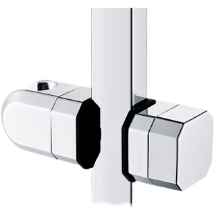 方形花洒支架喷头方管支撑架通用淋浴升降可调节调节底座卡扣神器