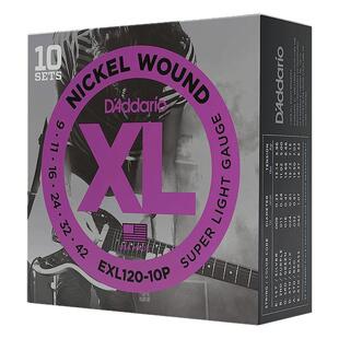 美产达达里奥电吉他弦琴弦一弦一套六根套装EXL120弦线全套EXL110