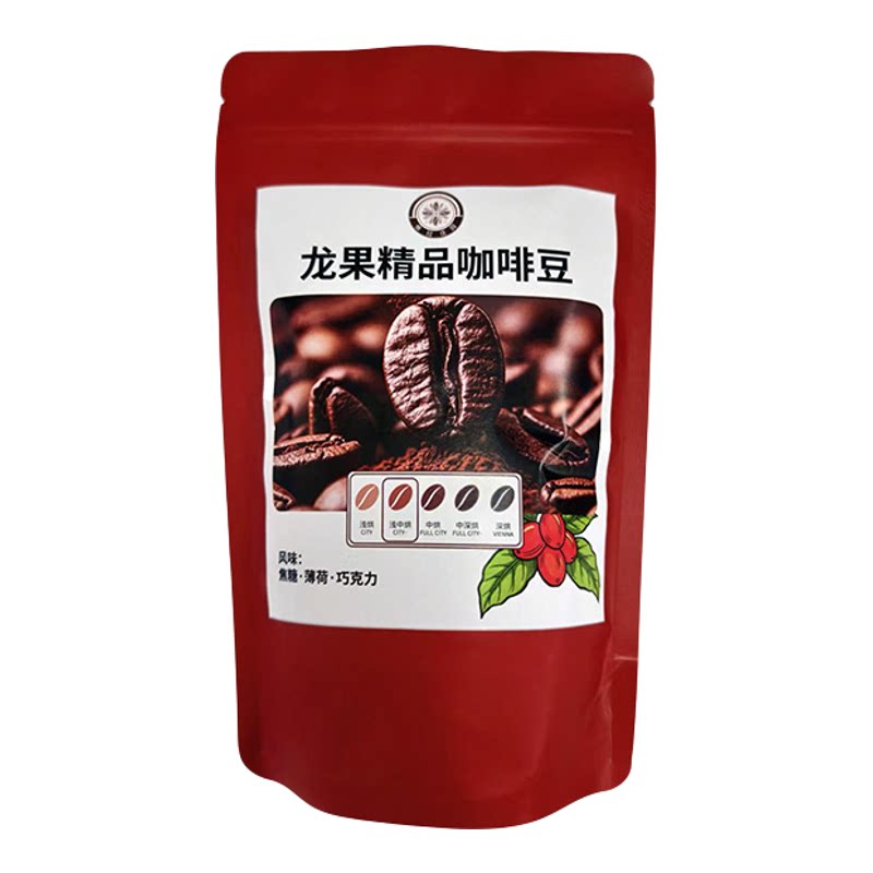 印尼进口精选龙果曼特宁咖啡豆新鲜中浅烘培手冲精品220g