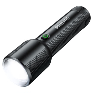 飞利浦强光超亮可调焦手电筒远射户外变焦长续航应急便携SFL2203