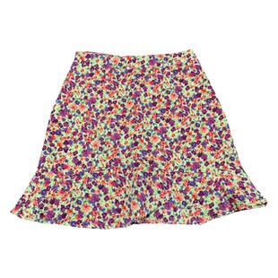 泫雅风碎花半身裙女夏大码不规则高腰鱼尾短裙遮胯显瘦a字包臀裙