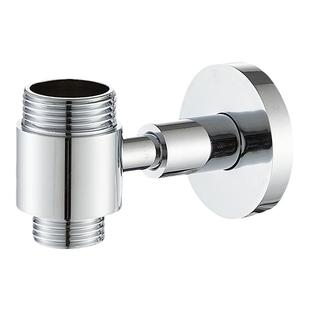 花洒淋浴杆一进二出分水器固定座支架一体分水转换切换开关配件