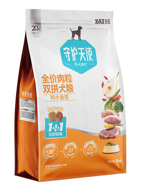 守护天使比乐牛肉粒双拼全价犬粮