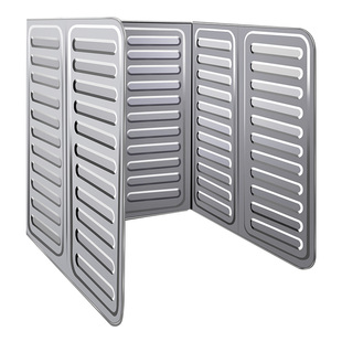 家用厨房隔油铝箔板灶台挡油板创意炒菜隔热防溅烫挡板折叠防油板