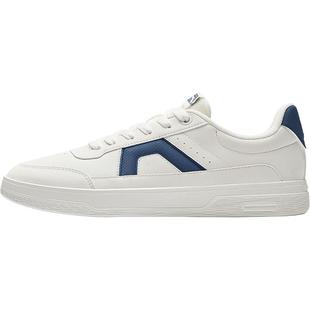 安踏网球风低帮板鞋男鞋冬季新款透气小白鞋通勤百搭休闲运动鞋子