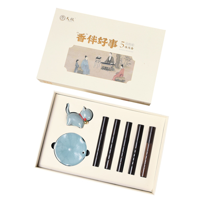 天纵福猫香插五味短线香