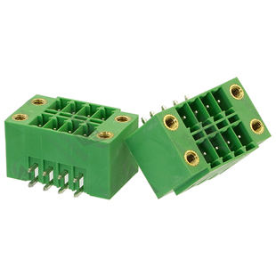 3.5mm炎牛双排插拔式接线端子YN15EDGRHBM/KF2EDGKRHM/15EDGKNR