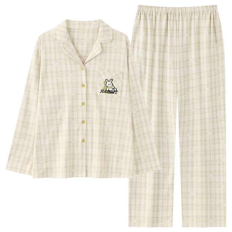 春秋冬季女士羊绒保暖长袖家居服