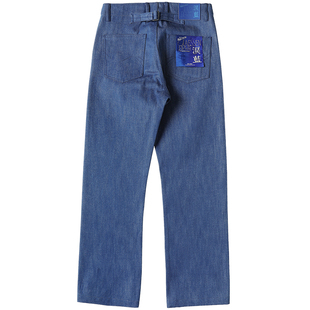 泪蓝系列生物基蓝染15OZ赤耳丹宁701法工直筒牛仔裤 MBBCAR窄幅
