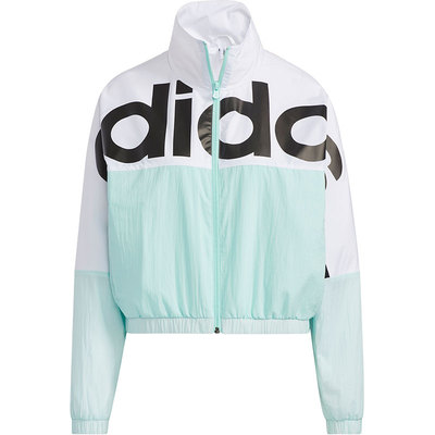 阿迪达斯女子休闲运动立领外套