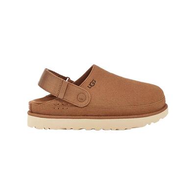 【自营】UGG男女同款舒适休闲平底魔术贴一脚蹬包头凉鞋 1138252