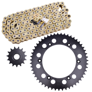 适用雅马哈YZ250越野摩托车牙盘改装大小齿轮静音油封链条套链轮