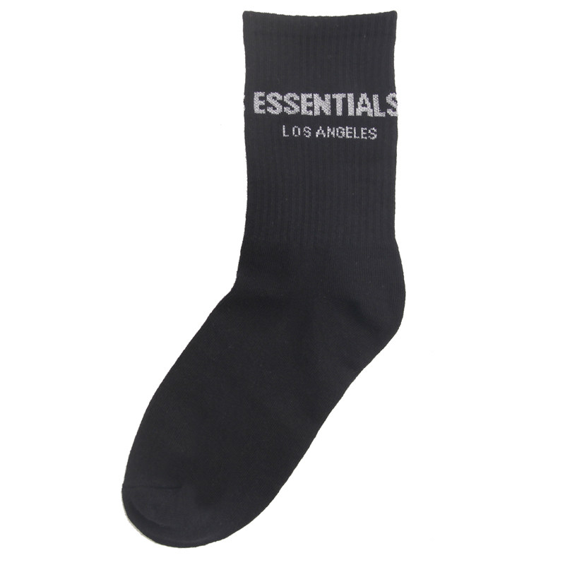 高街潮牌fog Essentials袜子男女情侣款休闲运动搭配中筒长袜ins