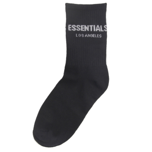 高街潮牌fog Essentials袜子男女情侣款休闲运动搭配中筒长袜ins