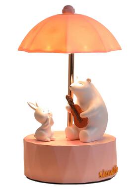 优贝家树脂台灯北欧儿童房LED灯