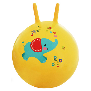 费雪羊角球儿童感统训练弹跳跳跳球平衡球瑜伽小孩弹力蹦蹦球大号