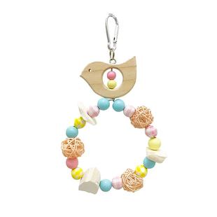 鹦鹉秋千小鸟专用吊环玩具磨爪棒虎皮玄凤攀爬墨鱼骨站架八哥鸟架