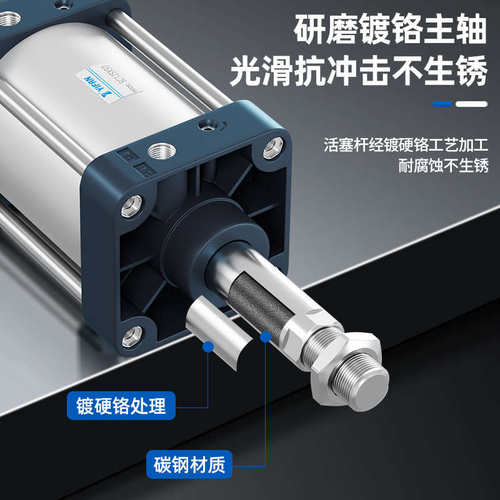 SC大推力重型标准气缸125 160 200X25 75 50 100 125 150 200 300