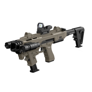 格洛克卡宾套手枪冲锋枪红外线多软弹射击弹壳抛壳玩具枪男孩礼物