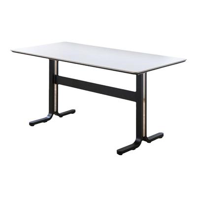 HACOSN复古实木岩板餐桌椅吃饭桌