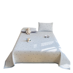 A类双层纱榻榻米床盖单件2025新款四季通用夹棉床单人炕盖三件套