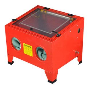 小型箱式喷砂机锥底90L升喷砂机除锈除油除杂质去氧化皮喷砂设备