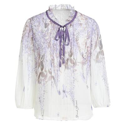 乔万尼春装新款真丝长袖衬衫女精致高级感上衣EF3C861701