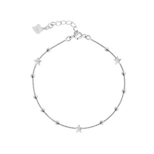 满天星可爱星星日系少女风925银手链学生手环女