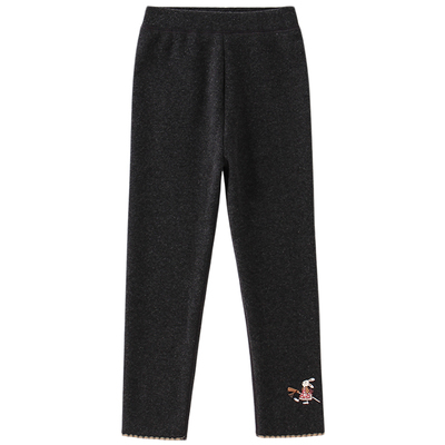 女童秋冬一体绒外穿弹力打底裤