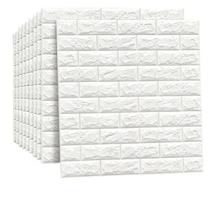 墙纸自粘3d立体墙贴壁纸墙面泡沫砖装饰防水防潮贴纸墙壁卧室瓷砖