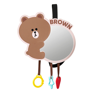 安全座椅观察镜宝宝车内后视镜车载婴儿提篮镜汽车后排儿童反向镜