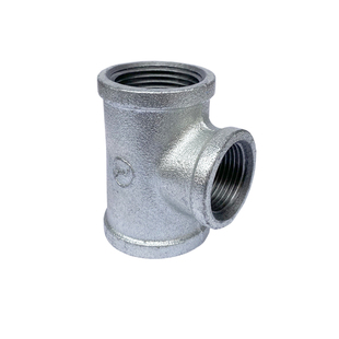 热镀锌玛钢管件镀锌三通建支镀锌正三通消防内丝三通水管丝扣三通