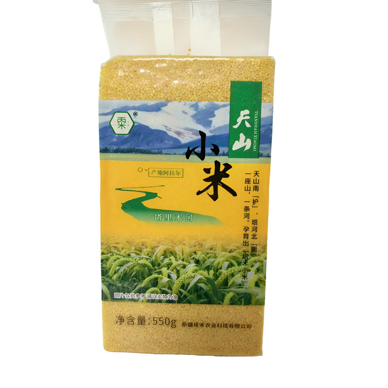 新疆天山黄小米粗粮农家软糯煮粥