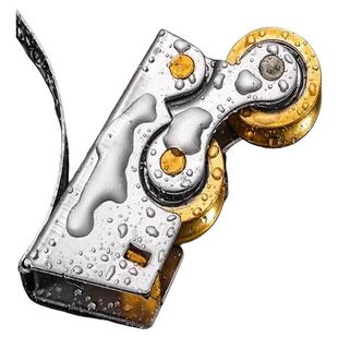 卫生间玻璃门地滑轮不锈钢轮子壁柜移门滑轮衣柜推拉门轨道下滑轮