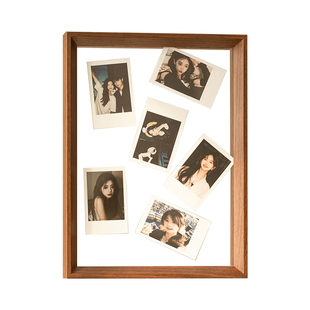 透明亚克力相框空框定制diy拍立得洗照片做摆台字画装裱挂墙展示