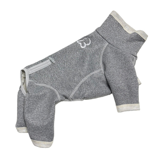 BR狗衣服大型犬四脚衣冬装护肚衣边牧史宾格柴犬冬季包肚保暖睡衣