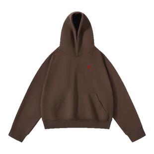 AMI官方2026美式春秋新款连帽卫衣男女款潮牌宽松休闲简约短款上